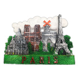 Paris France Fridge Magnet 3D Resin