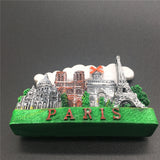 Paris France Fridge Magnet 3D Resin