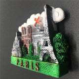 Paris France Fridge Magnet 3D Resin