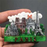 Paris France Fridge Magnet 3D Resin