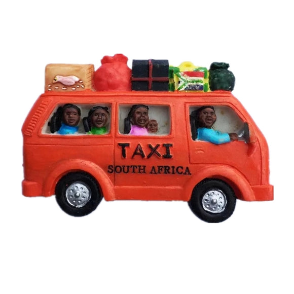 Taxi South Africa Fridge Magnet 3D Resin