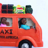 Taxi South Africa Fridge Magnet 3D Resin