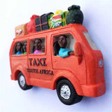 Taxi South Africa Fridge Magnet 3D Resin