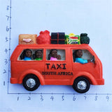 Taxi South Africa Fridge Magnet 3D Resin