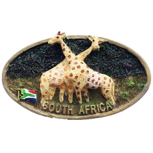 Giraffe South Africa Fridge Magnet 3D Resin