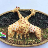 Giraffe South Africa Fridge Magnet 3D Resin