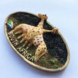 Giraffe South Africa Fridge Magnet 3D Resin