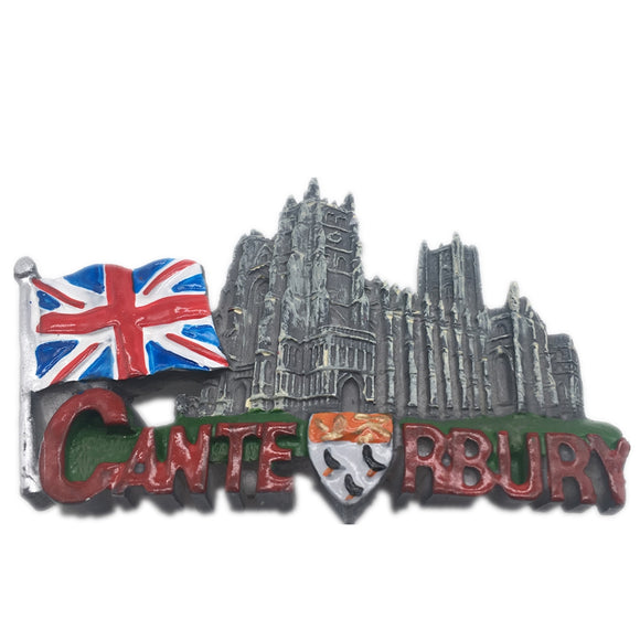 Canterbury England UK Fridge Magnet 3D Resin