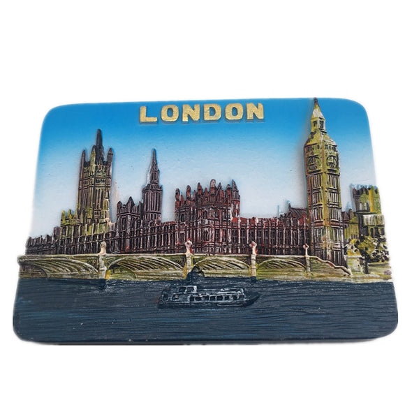 London England UK Fridge Magnet 3D Resin