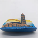 Casablanca Morocco Fridge Magnet 3D Resin