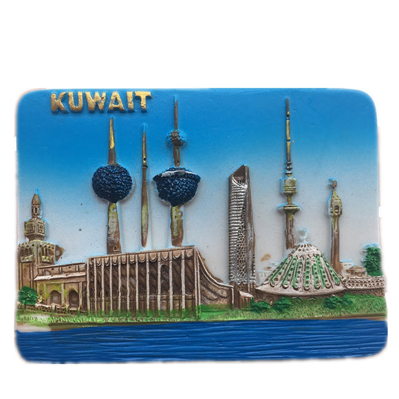 Kuwait Fridge Magnet 3D Resin