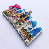 Malaga Spain Fridge Magnet 3D Resin