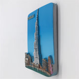 Burj Khalifa Tower Dubai UAE Fridge Magnet 3D Resin