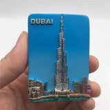 Burj Khalifa Tower Dubai UAE Fridge Magnet 3D Resin