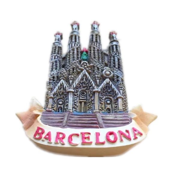 Sagrada Familia Barcelona Spain Fridge Magnet 3D Resin