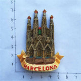 Sagrada Familia Barcelona Spain Fridge Magnet 3D Resin