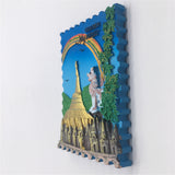 Golden Myanmar Fridge Magnet 3D Resin