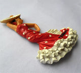 Tenerife Flamenco Dancer Spain Fridge Magnet 3D Resin