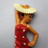 Tenerife Flamenco Dancer Spain Fridge Magnet 3D Resin