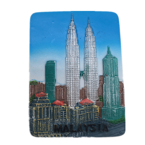 Kuala Lumpur Towers Malaysia Fridge Magnet 3D Resin