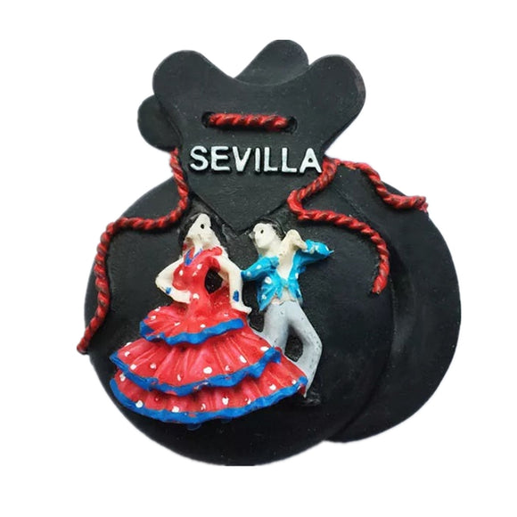 Sevilla Lucky Bag Spain Fridge Magnet 3D Resin