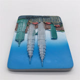 Kuala Lumpur Towers Malaysia Fridge Magnet 3D Resin