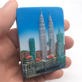 Kuala Lumpur Towers Malaysia Fridge Magnet 3D Resin