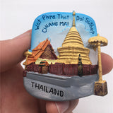 Chiang Mai Thailand Fridge Magnet 3D Resin