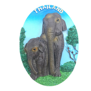 Elephant Bangkok Thailand Fridge Magnet 3D Resin