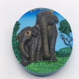 Elephant Bangkok Thailand Fridge Magnet 3D Resin