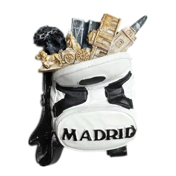 Madrid Spain Fridge Magnet 3D Resin