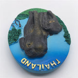 Elephant Bangkok Thailand Fridge Magnet 3D Resin