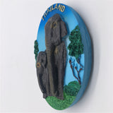 Elephant Bangkok Thailand Fridge Magnet 3D Resin