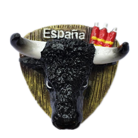 Bullfight Madrid Spain Fridge Magnet 3D Resin