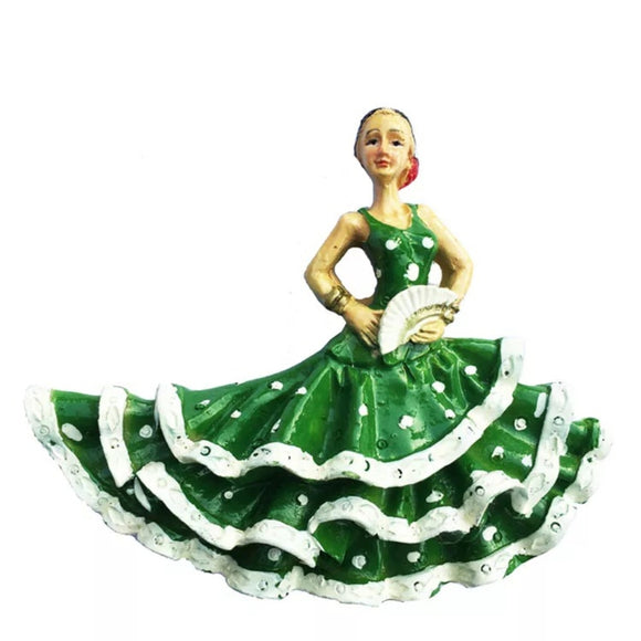 Barcelona Flamenco Dancer Spain Fridge Magnet 3D Resin