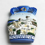 Sanrotini Greece Fridge Magnet 3D Resin