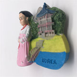 South Korea Fridge Magnet 3D Resin