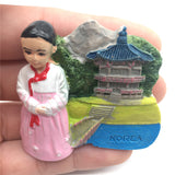 South Korea Fridge Magnet 3D Resin