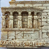 Kariatides Athens Greece Fridge Magnet 3D Resin