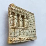 Kariatides Athens Greece Fridge Magnet 3D Resin