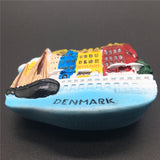 Copenhagen Nyhavn Denmark Fridge Magnet 3D Resin