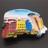 Copenhagen Nyhavn Denmark Fridge Magnet 3D Resin