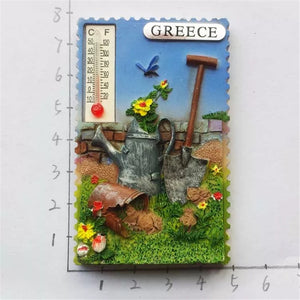 Zakinthos Greece Fridge Magnet 3D Resin