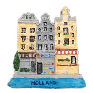 Amsterdam Holland Netherlands Fridge Magnet 3D Resin