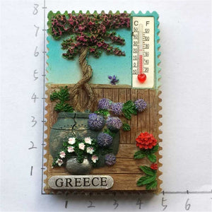 Zakinthos Greece Fridge Magnet 3D Resin