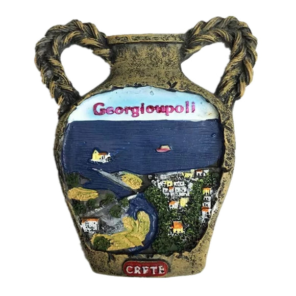 Georgioupoli Crete Greece Fridge Magnet 3D Resin