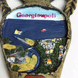 Georgioupoli Crete Greece Fridge Magnet 3D Resin