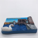 Lucerne Switzerland Fridge Magnet 3D Resin