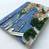 Aegina Greece Fridge Magnet 3D Resin