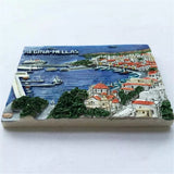 Aegina Greece Fridge Magnet 3D Resin